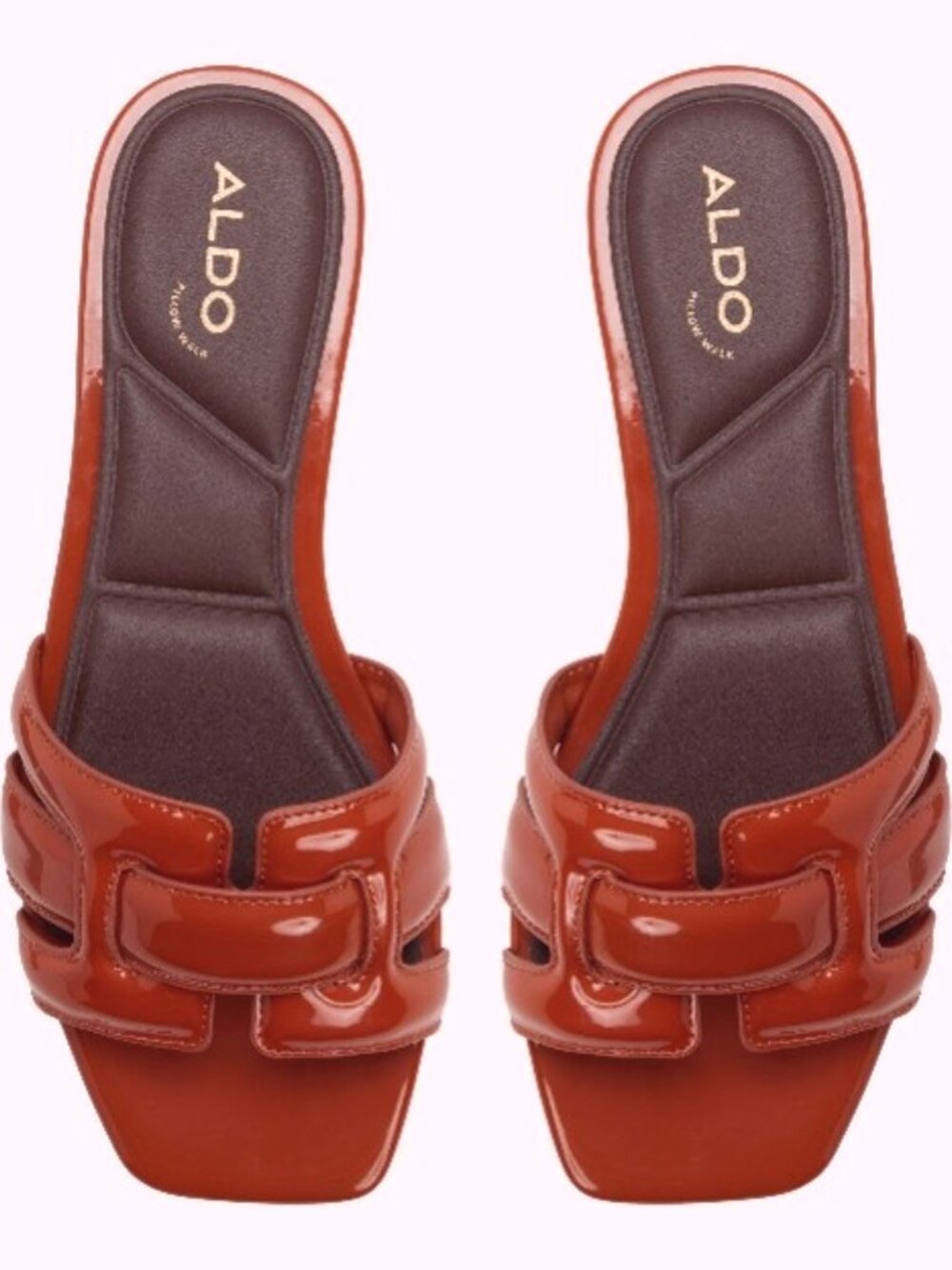 ALDO "ELENARIA" Sandals-Light Brown/Rust-7M-NWT